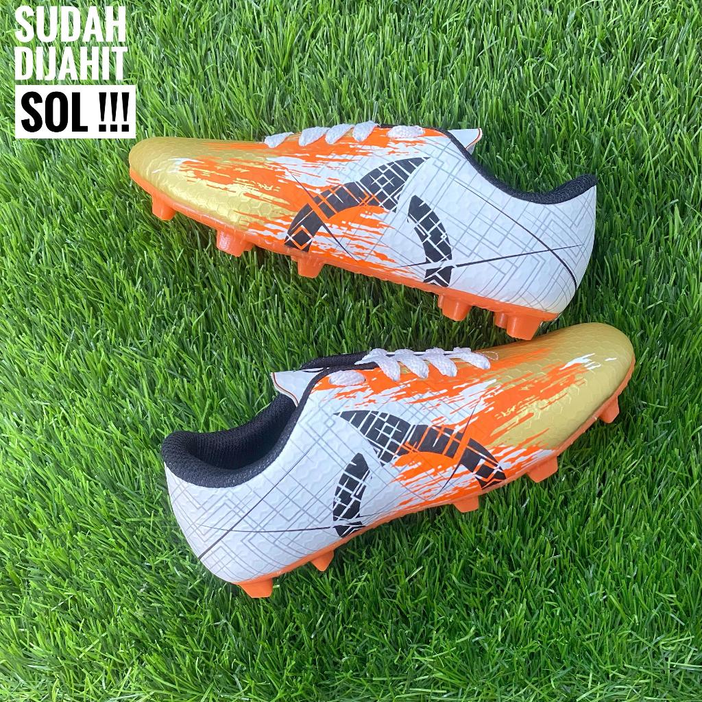 sepatu bola anak sudah dijahit sol  / sepatu bola baby / sepatu bola anak size 28-32 / sepatu bola a