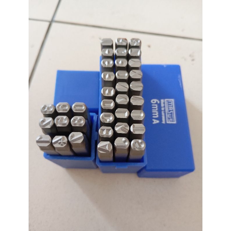 mata ketok huruf & angka 6mm MASUS Germany
