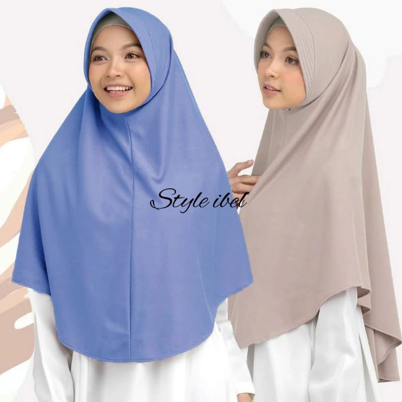 Bergo Hamidah Instan Jersey Ukuran L