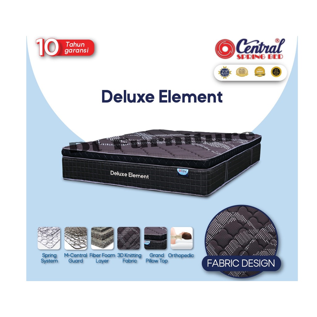 Kasur Central Deluxe Element 180 x 200 Kasur Saja / Mattress Only