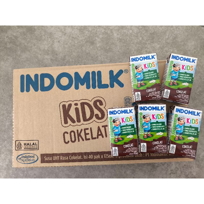 

Indomilk Kids 115 ml 1 Pack isi 10 Pcs