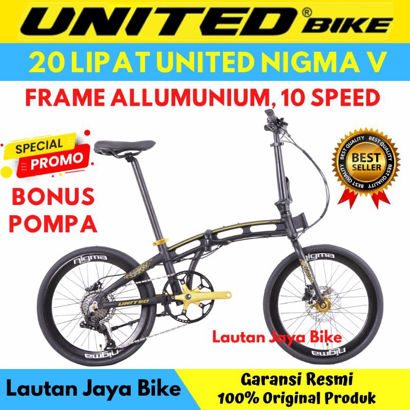 SEPEDA LIPAT 20 UNITED NIGMA V