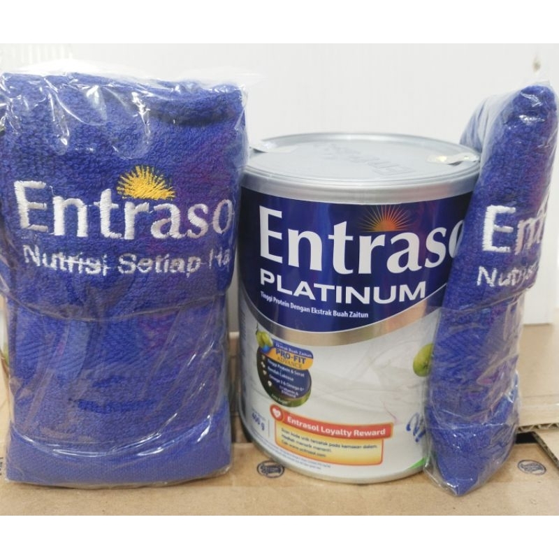 

ENTRASOL PLATINUM 400gr,,,beli 1 kaleng gratis handuk entrasol