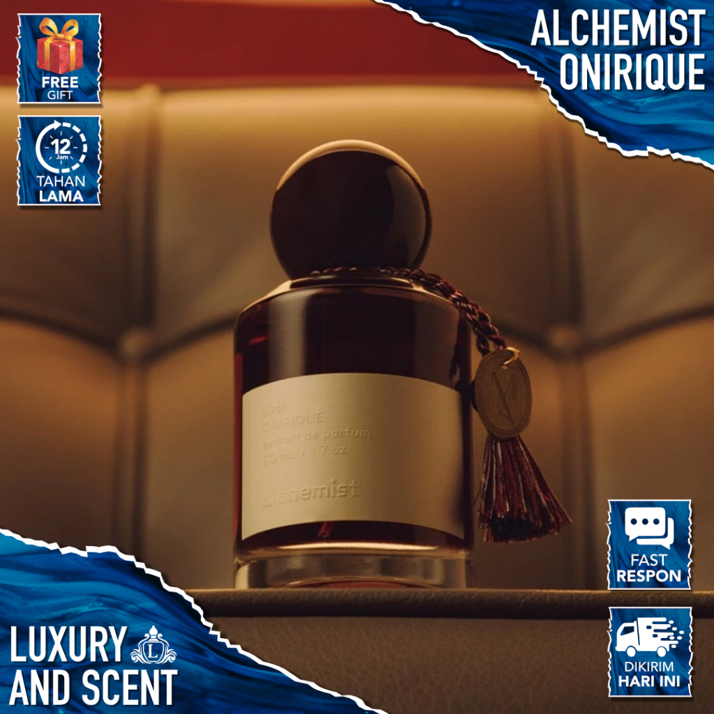 PARFUM ALCHEMIST ONIRIQUE ORIGINAL PRELOVED Alchemist Fragrance EDP 50ML TAHAN LAMA 24 JAM Eau De Pe