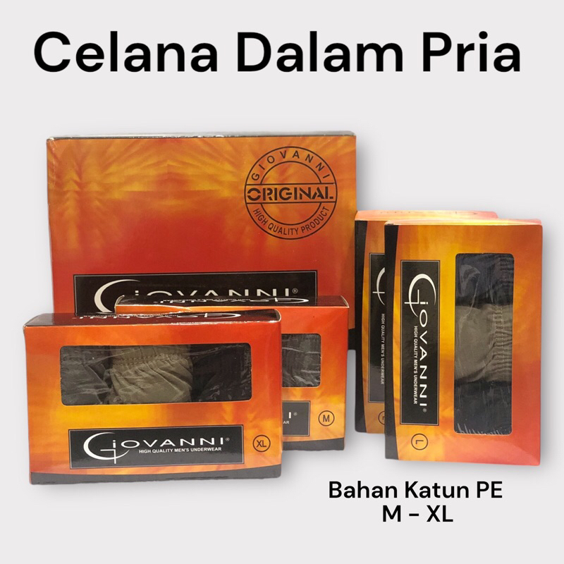 Celana Dalam Pria Giovanni - isi 3pc