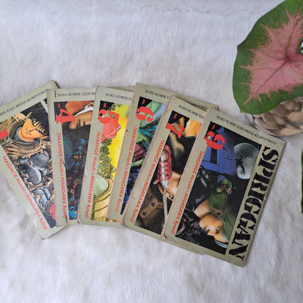 Komik Spriggan Takeshige Hiroshi Minagawa Ryouji Cabutan