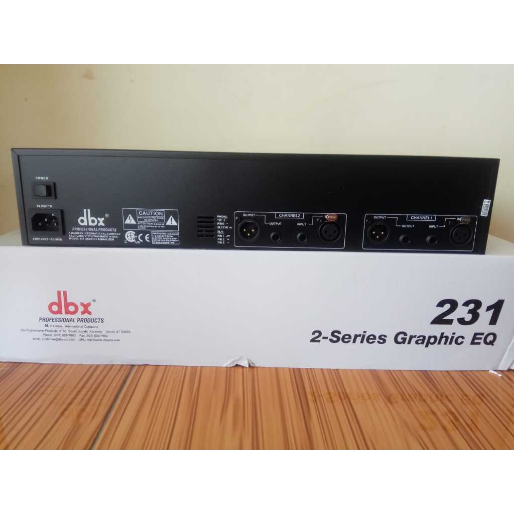 Equalizer Model Dbx 231 Equaliser 231 New 2 Series Graphic Eq