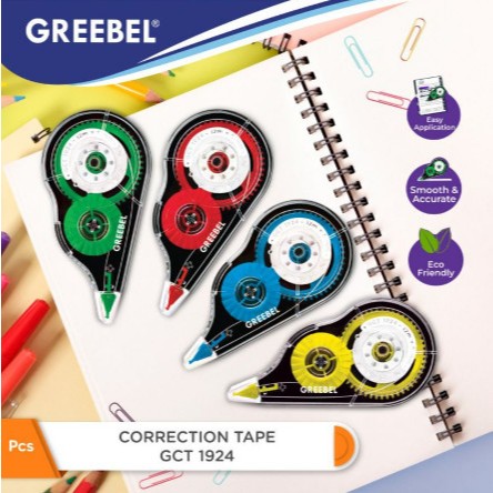 

Greebel Correction Tape GCT-1924 / Tipe x kertas Greebel GCT-1924