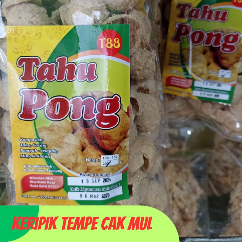

TAHU PONG #KERIPIKTEMPECAKMUL #OLEH-OLEHKHASMALANG