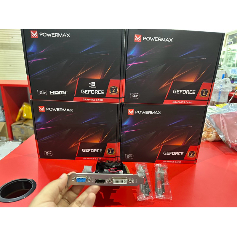 VGA CARD PCI EXPRESS NVIDIA POWERMAX GT610-GT730-GTX750TI