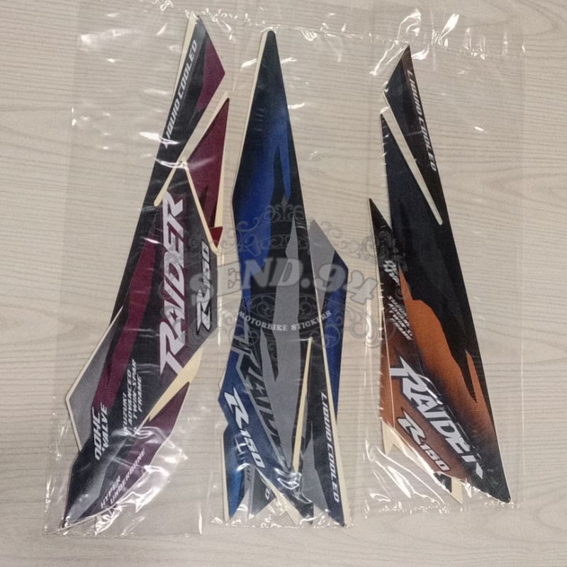 striping sticker Suzuki RAIDER Satria f sport 2023 2024