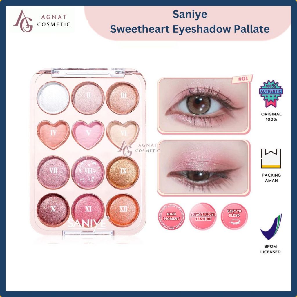 SANIYE Sweetheart Eyeshadow Palette