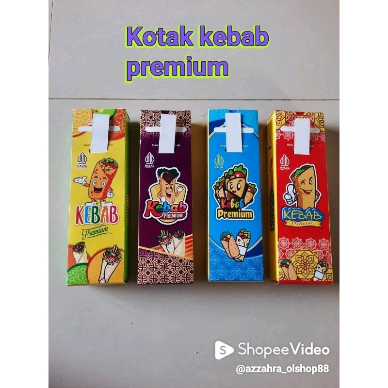 

@100pcs dus kebab premium /100pcs box kebab / kertas kebab ivori / kotak kebab termurah