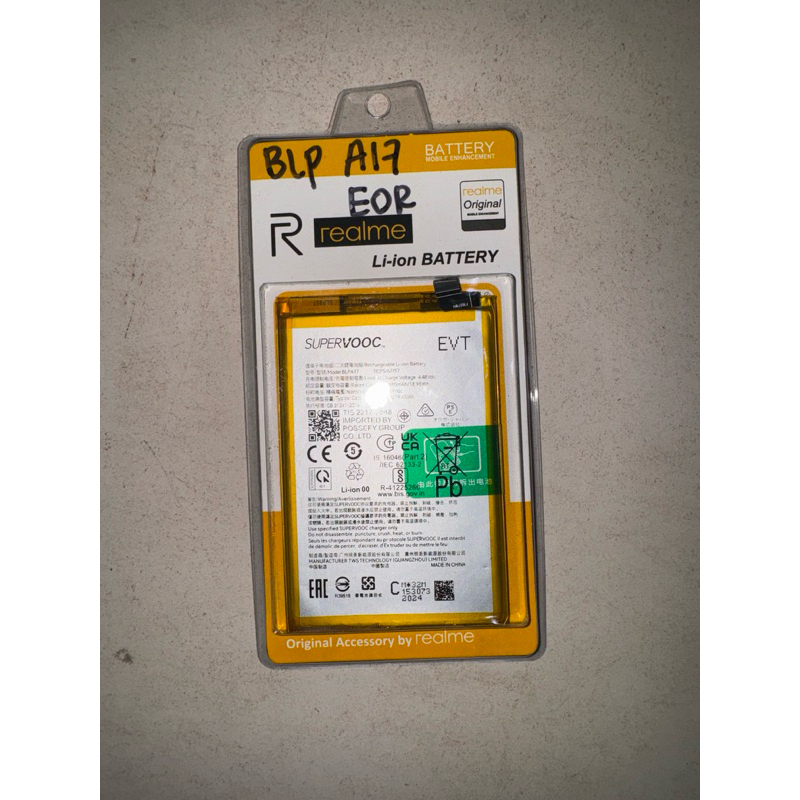 BATERAI REALME C53 BLPA17
