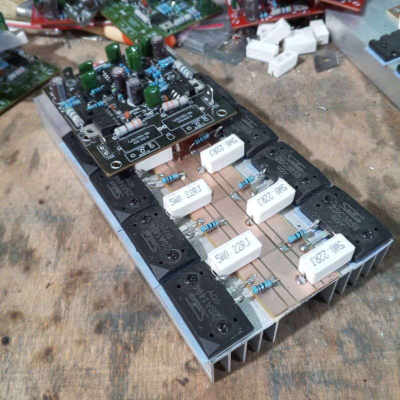 driver socl 506 plus final 4 set transistor SANKEN siap pakai