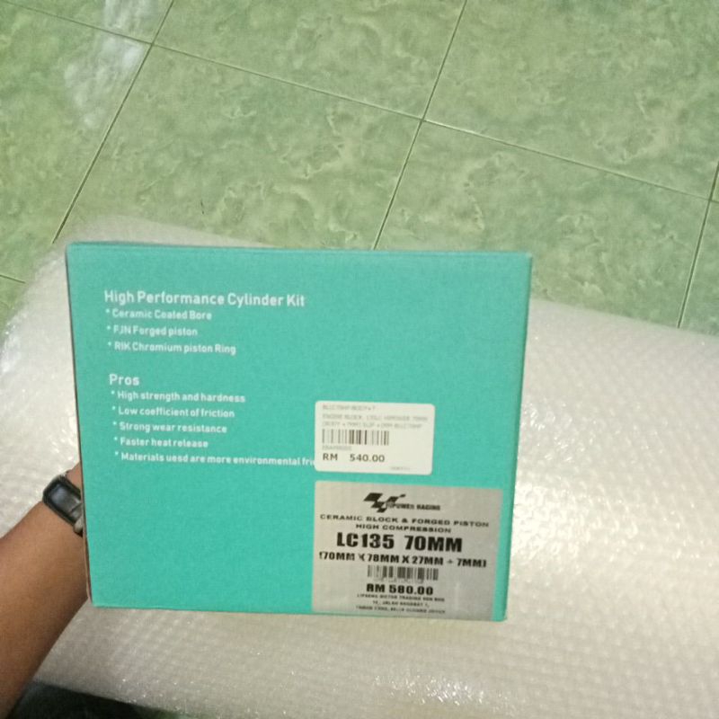 HI POWER BLOCK MX KING / MX 135 SIZE 70MM + BODY 7MM SLIP 2MM DIJAMIN ORIGINAL