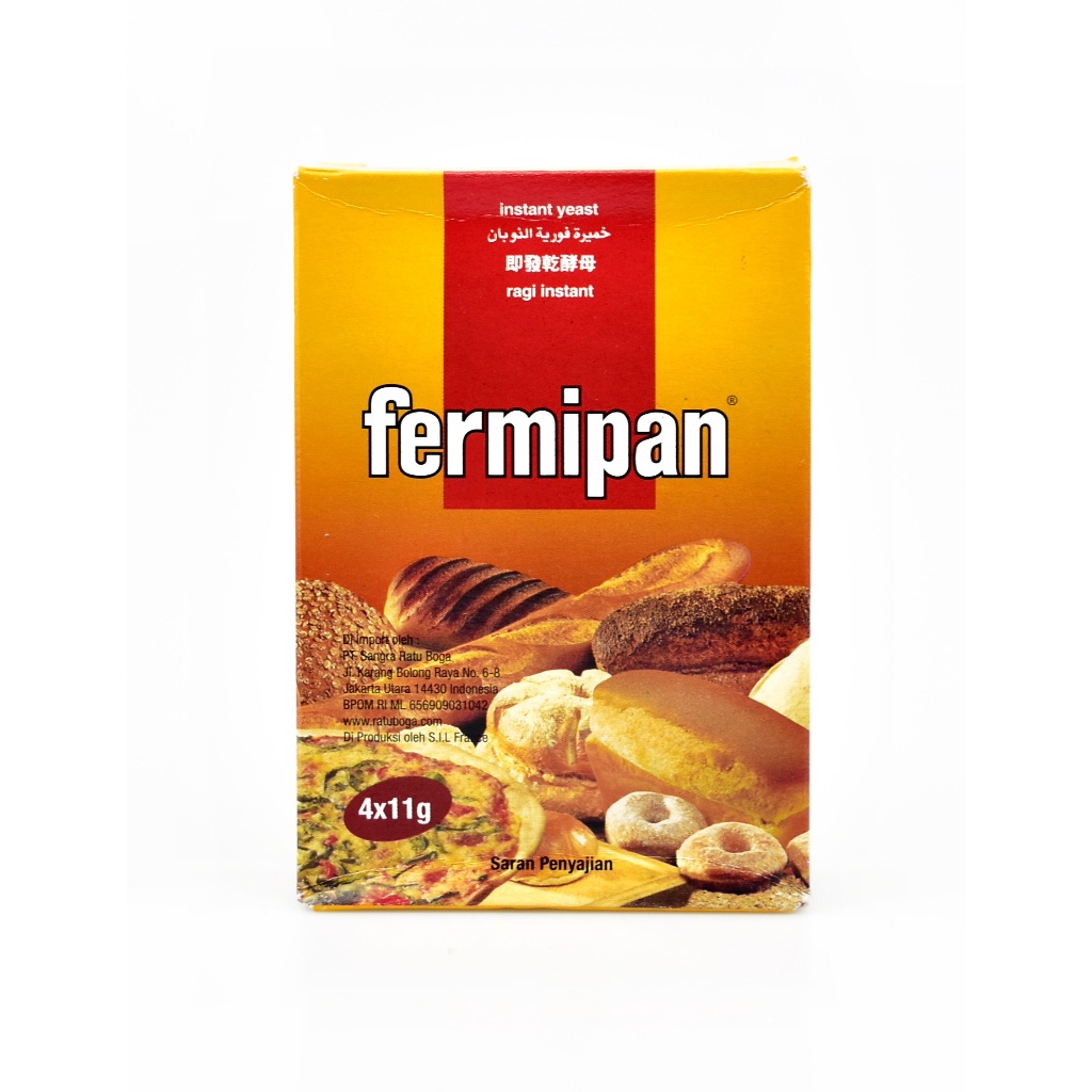 

Fermipan / Ragi Instan 11gr 1 box isi 4 Sachet