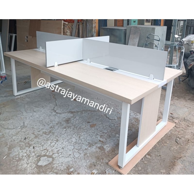 meja partisi hpl meja partisi kaca meja partisi bahan meja kerja furniture kantor furniture custom n