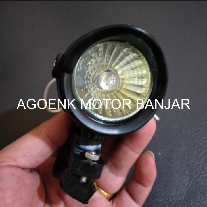 AGOENK MOTOR Lampu Sorot Lampu Kabut KODOK Lampu Tembak Kodok Stang Lampu Kabut Universal