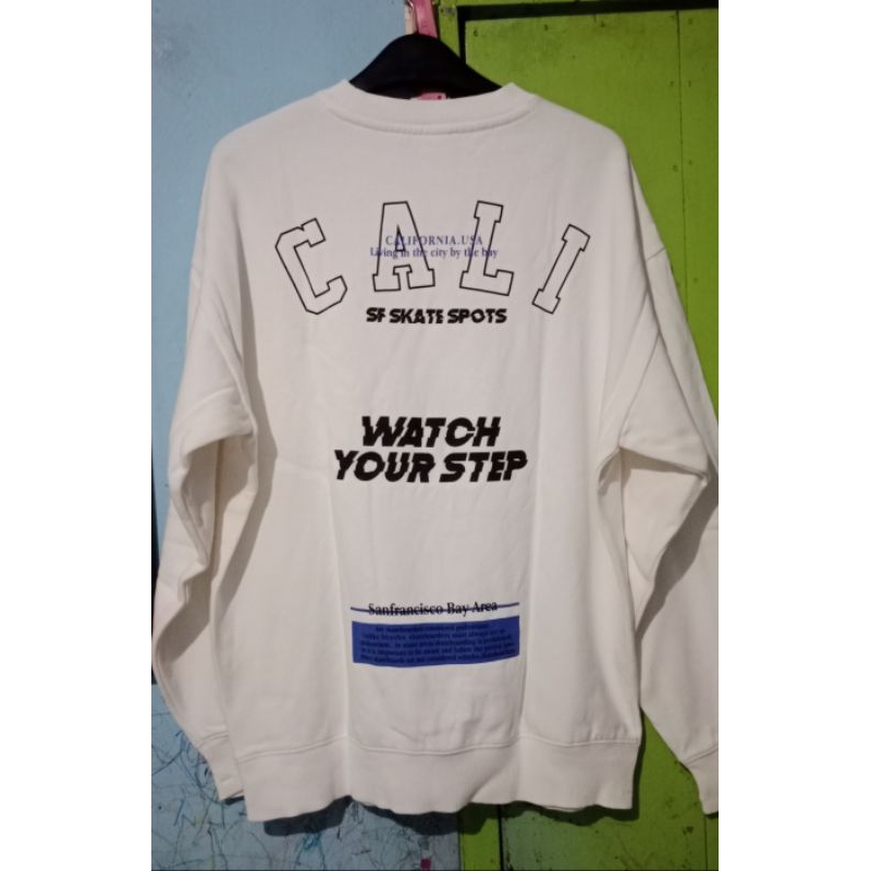 california who.a.u/califdream who.a.u crewneck ori second