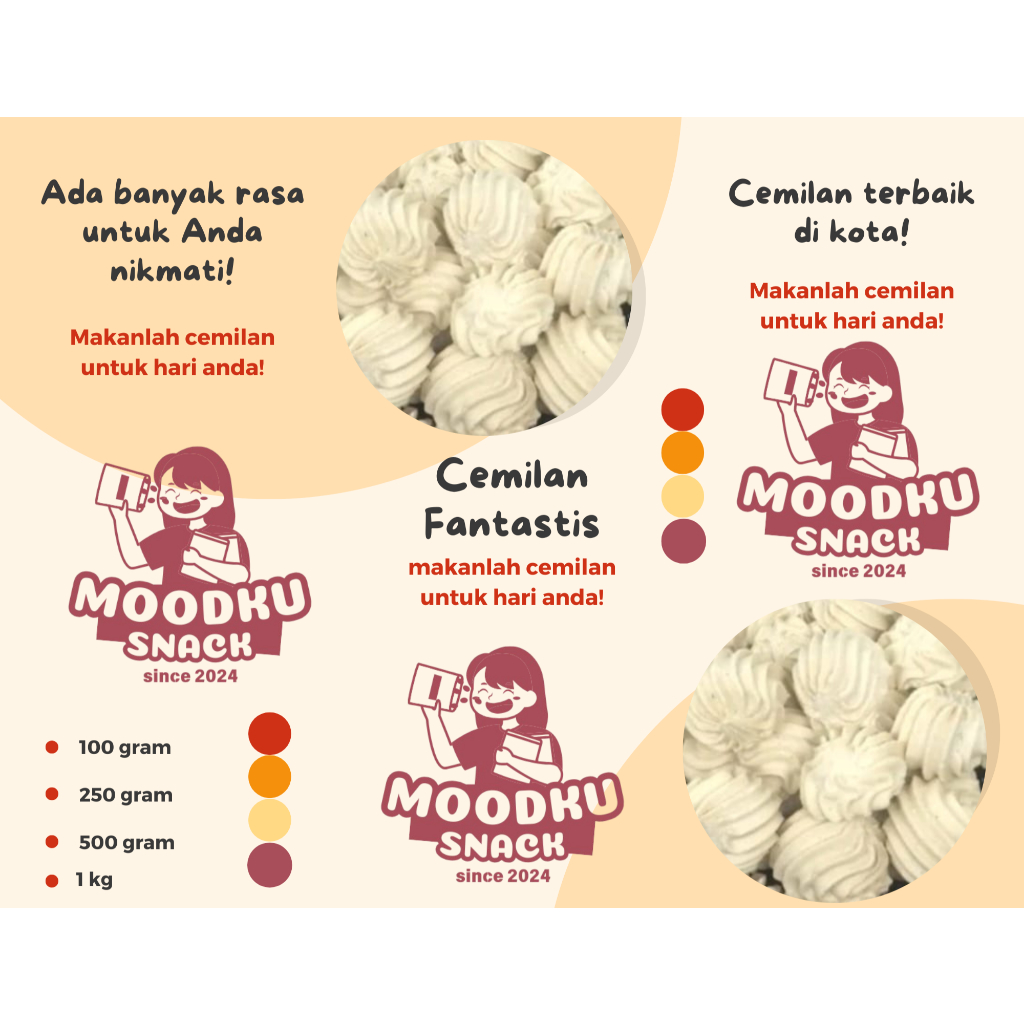 

KUE BANGKIT SUSU/ 100GR, 250GR, 500GR, 1000GR/ MOODKUSNACK