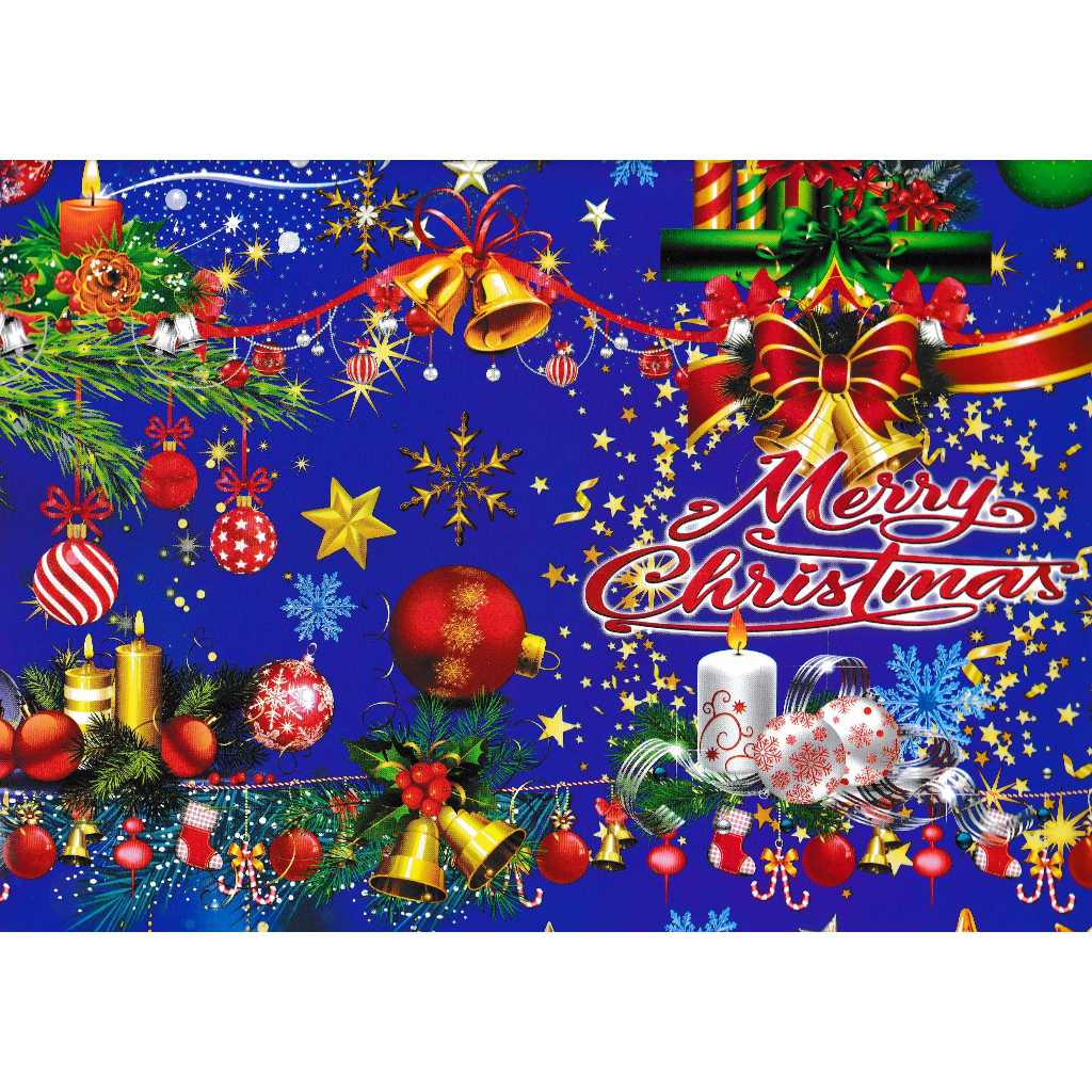 

KERTAS KADO GLOSSY MERRY CHRISTMAS/NATAL PITA