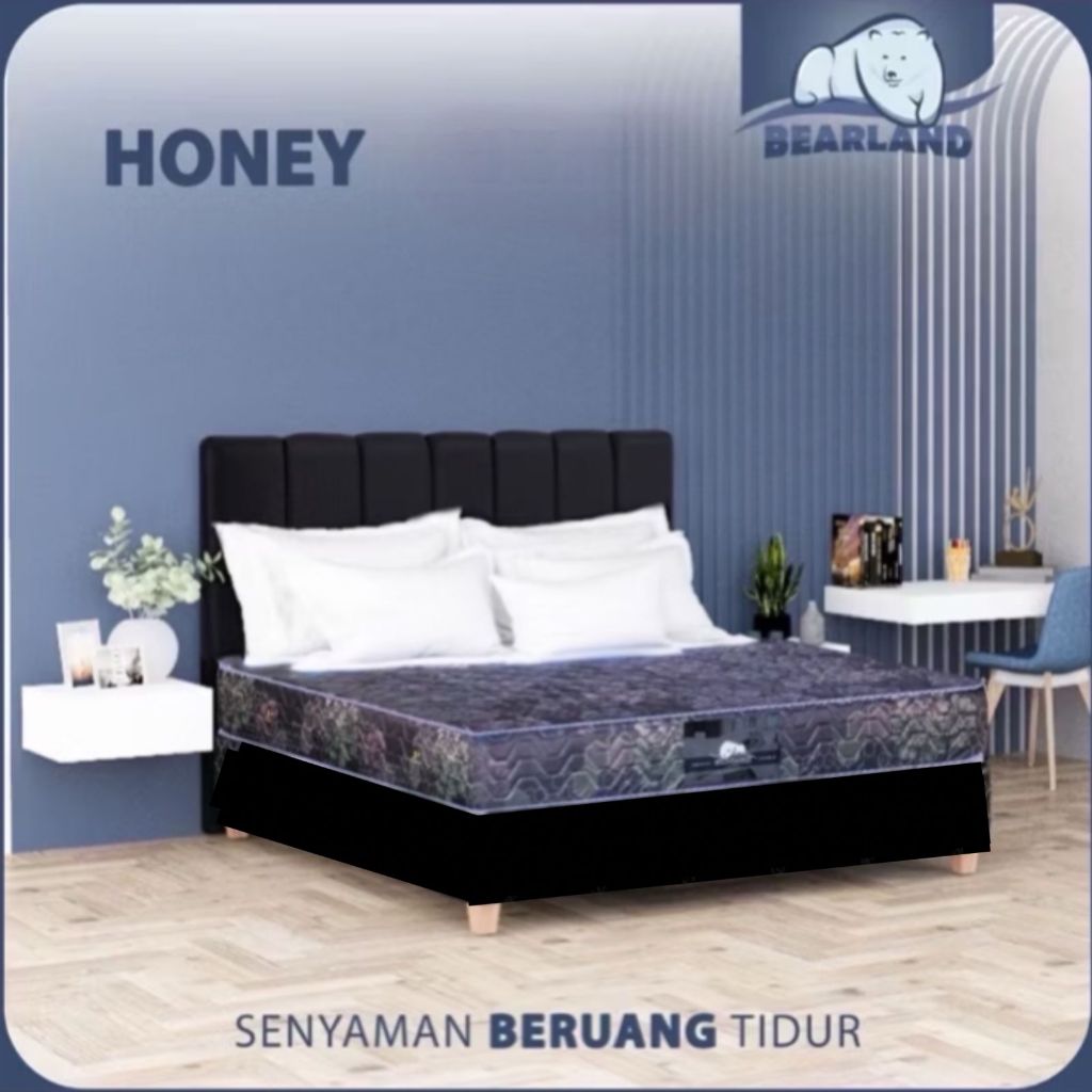 Olympic Springbed Bearland Type Sloth Full set Divan Sandaran Kasur