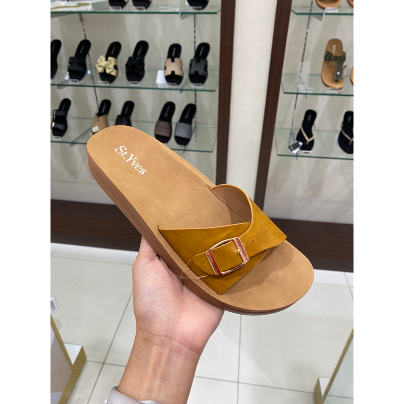 ST YVES SANDAL WEDGES FLAT