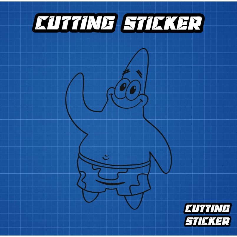 Stiker PATRICK STAR - spongebob