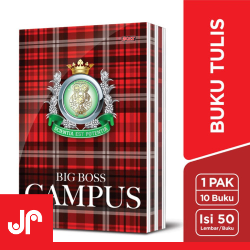 

BIG BOSS CAMPUS BUKU TULIS SEKOLAH 50 LEMBAR 1 PACK ISI 10PCS/ BUKU TULIS CAMPUS BIG BOSS SEKOLAH ANAK