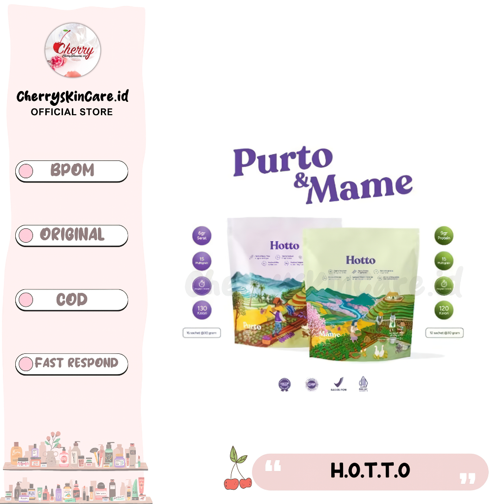 

Hotto Purto Multigrain with Purple Potato | Hotto Mame Protein Multigrain with EDAMAME