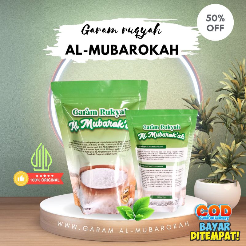 

{berkualitas kemasan 300gr}garam khusus ruqyah al mubarokah banyak manfaat nya