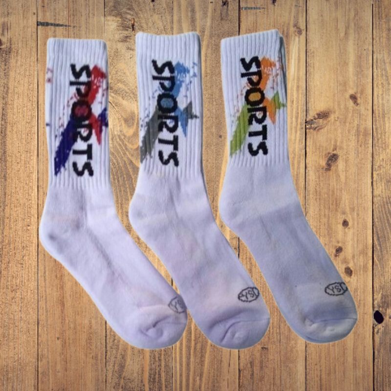 kaos kaki sport/kaos kaki olahraga tebel YSI computer tebel