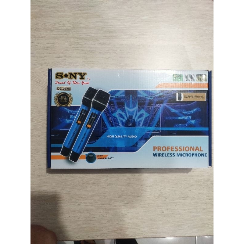 Mic Wireless Sony ES-800B 2 MIC High Quality Audio