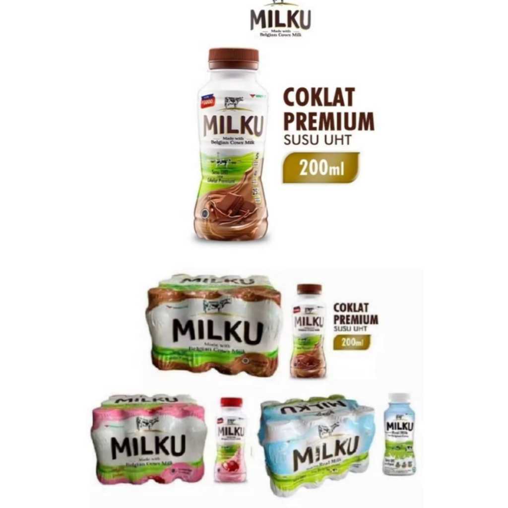 

Milku Susu UHT Coklat Premium 200 ml