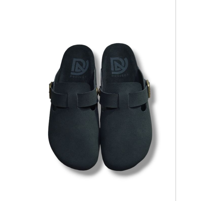 Sandal Dny.Project Boston Suede Black-Sandal Boston