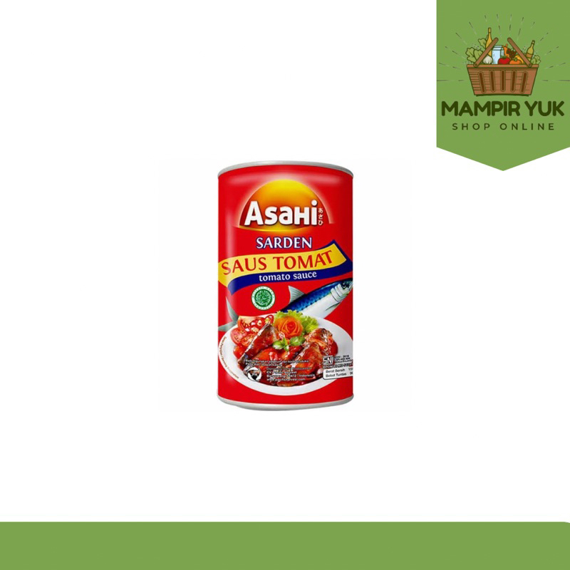 

Sarden asahi saus tomat 155gr | mampiryuk