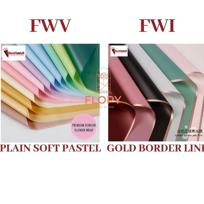 

Model Terpopuler 2 LembarGROSIR Cellophane FWI FWV per pak Wrapping Buket Bunga Kertas Bunga Kertas Tissue