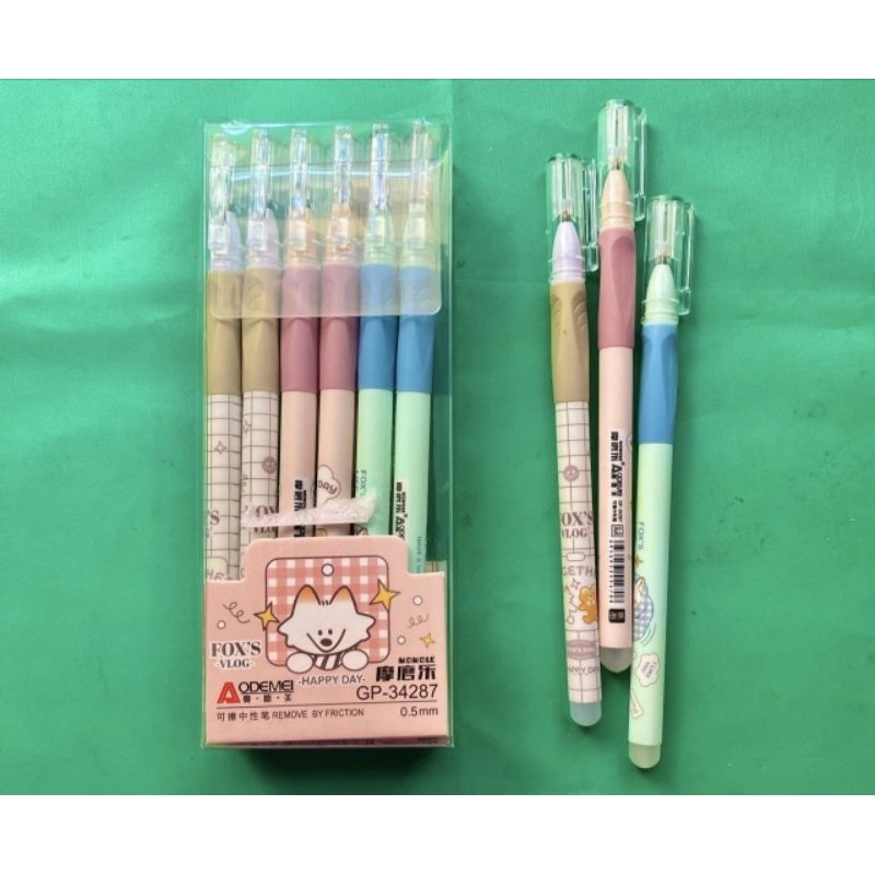 

PULPEN GEL HAPUS AODEMEI 34287/12 PCS