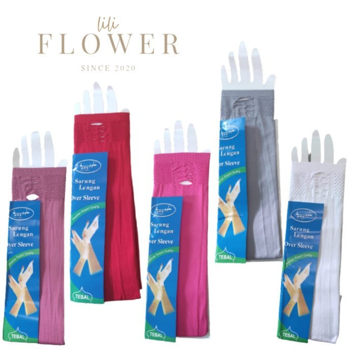 Manset Lengan Panjang Wanita Hijab / Deker Tangan Polos Adem & Lentur