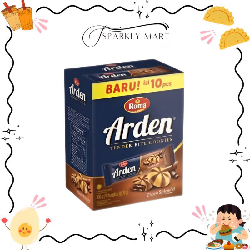 

ROMA COOKIES ARDEN CHOCO SPLENDID 1 BOX ISI 10 X 27GR