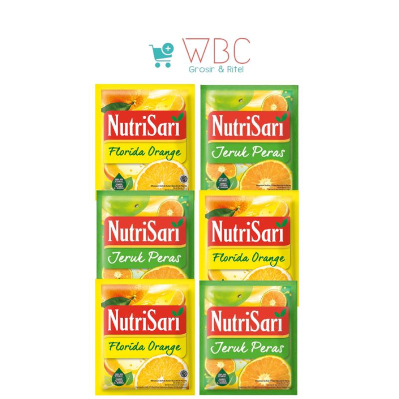 

NUTRISARI - FLORIDA ORANGE, JERUK PERAS | 1 RENCENG (10pcs)