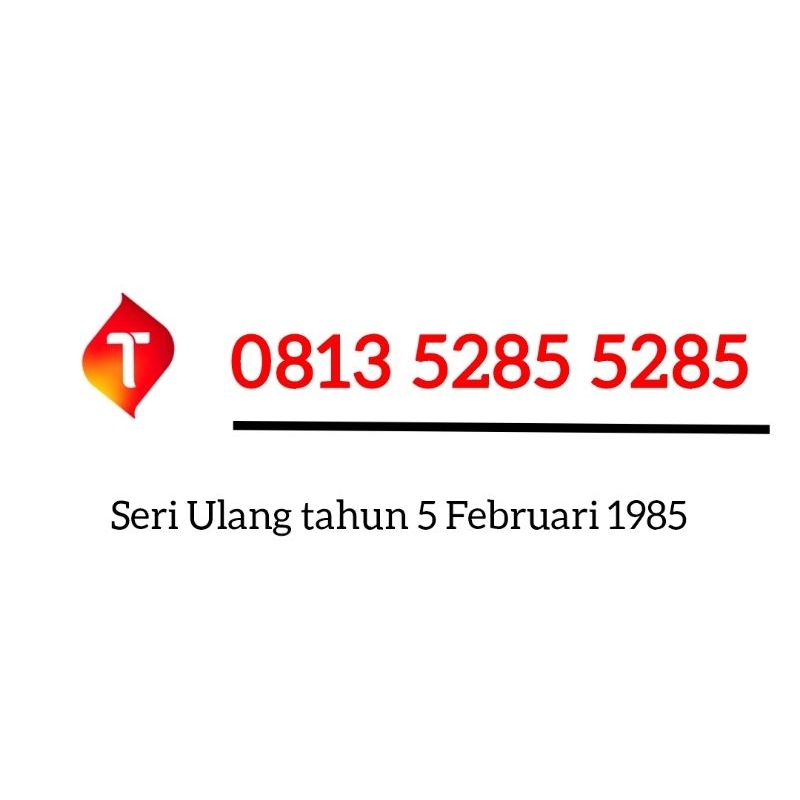 Nomor cantik telkomsel seri 5 februari 1985