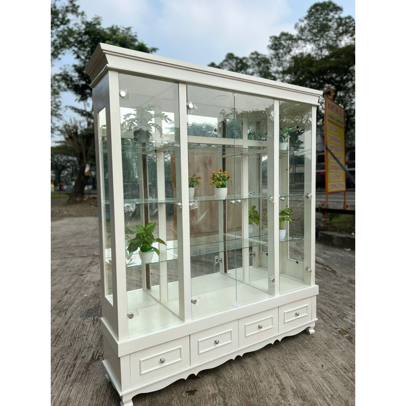 

Ready Lemari Hias Klasik Modern Kualitas Premium / Satu set lemari hias klasik + bupet tv klasik premium