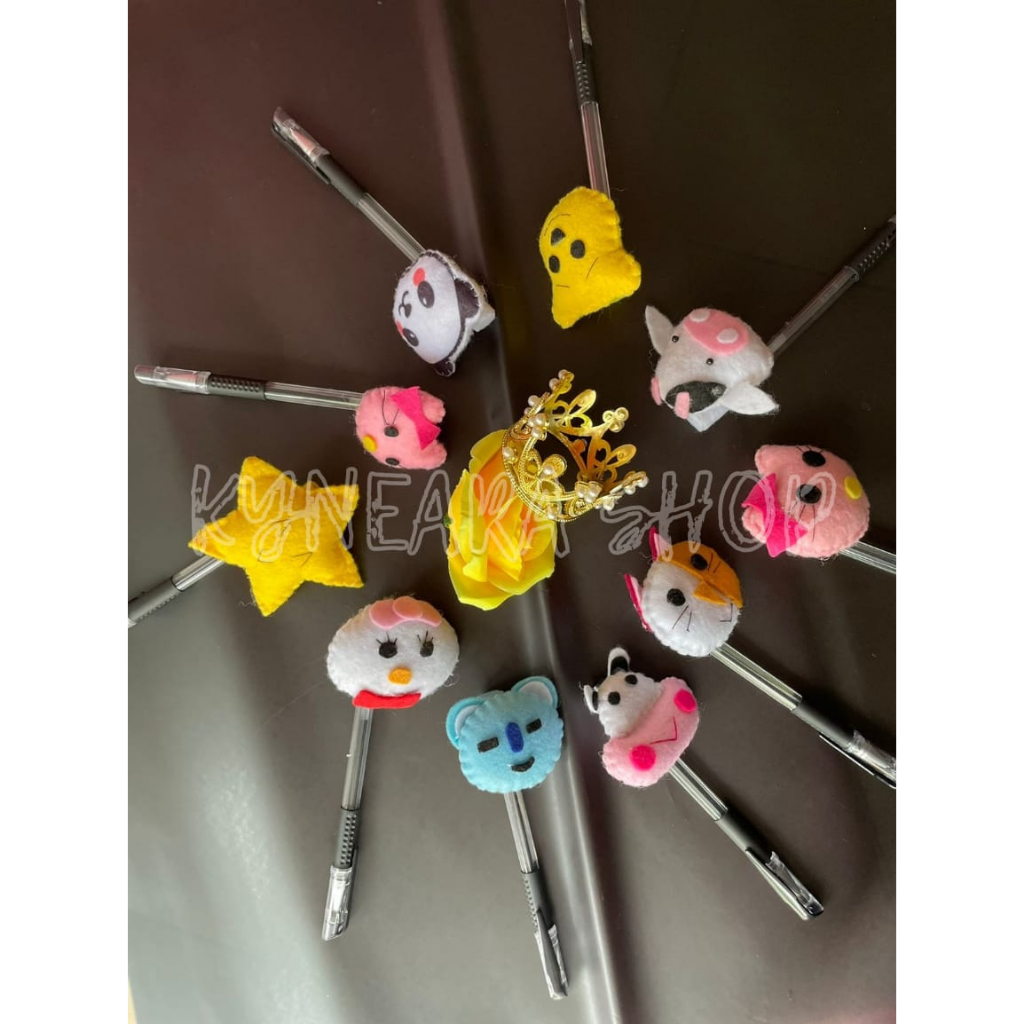 

bolpoin gel / pulpen boneka bisa untuk souvenir ultah