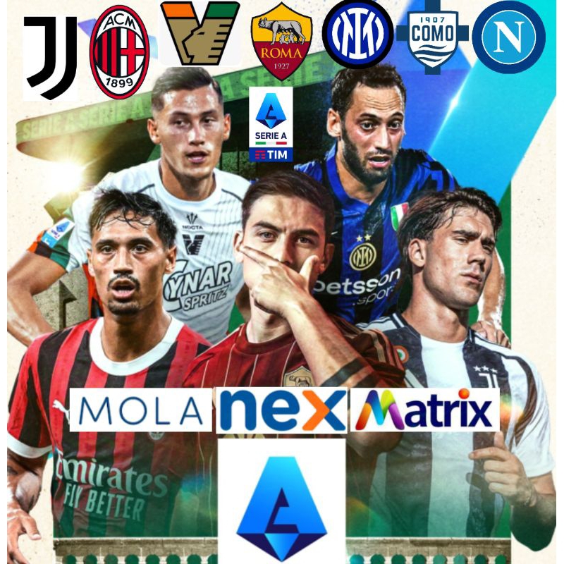 Paket Champions Nex Parabola Liga Serie A Italia Nex Mola Matrix Garuda G1 G2 Sinema Nex Combo Cling
