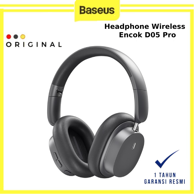 Baseus Encok Wireless headphone D05 Pro - BASEUS ORIGINAL ( CODE 10057 ) / WIRELESS HEADPHONE D05 PR