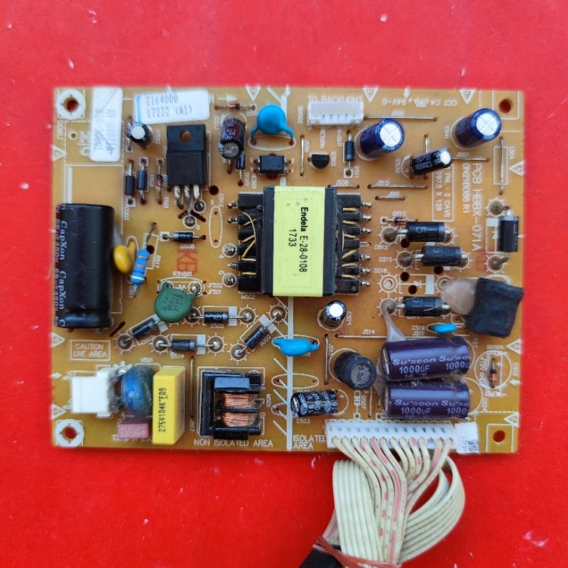 POWER SUPLAY ACE REGULATOR PSU TV POLYTRON PLD 24T811/TY PLD24T811/TY