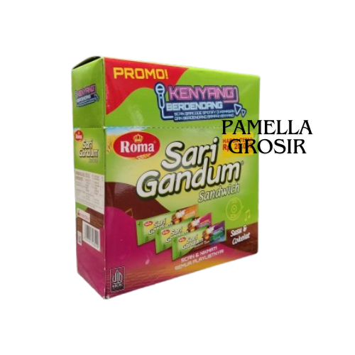 

ROMA SARI GANDUM SANDWICH COKLAT BOX