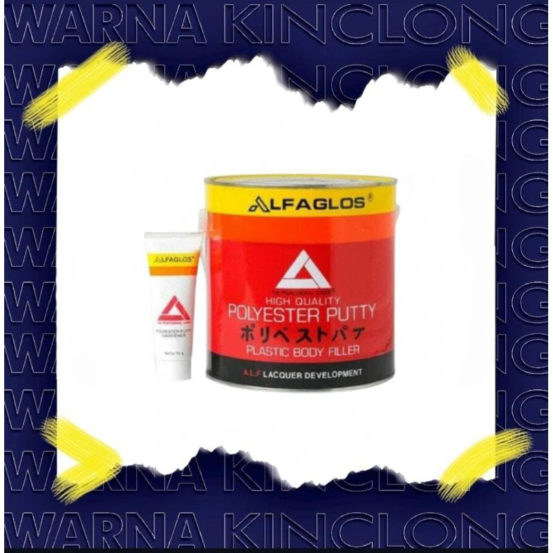 DEMPUL ALFAGLOS / POLYESTER PUTTY ALFAGLOS